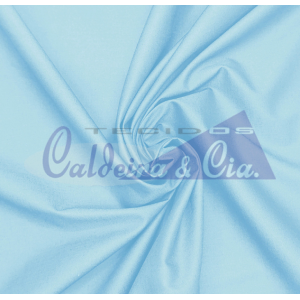 Tecido Tricoline Silky Lisa cor - 3761 (Azul Bola 5)
